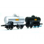 Set de 2 citernes SHELL, SNCF Ep. III - HO 1/87 - REE WB-706