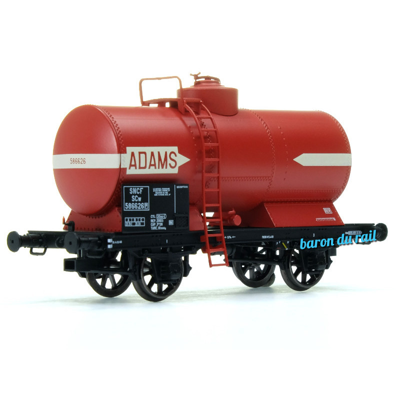 Wagon citerne ADAMS, SNCF EP. III - HO 1/87 - REE WB-708