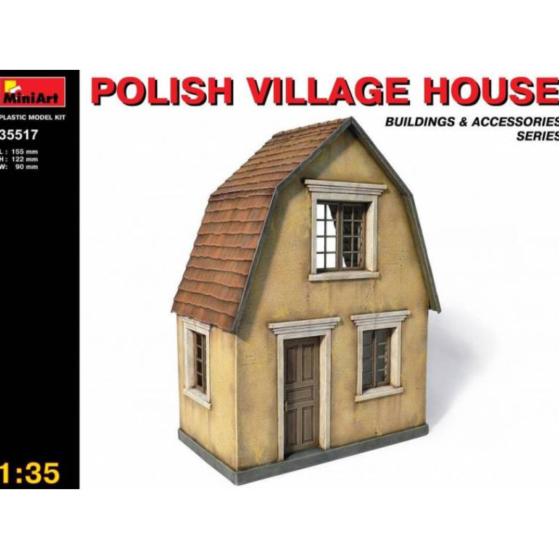 Maison de village polonais - échelle 1/35 - MINIART 35517