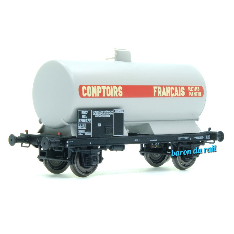 Wagon citerne COMPTOIR FRANÇAIS, SNCF EP. III - HO 1/87 - REE WB-712