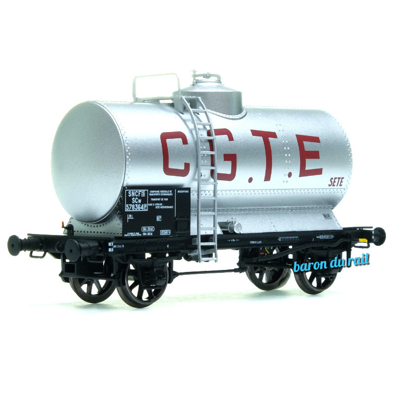 Wagon citerne C.G.T.E, SNCF. EP. III - HO 1/87 - REE WB-717