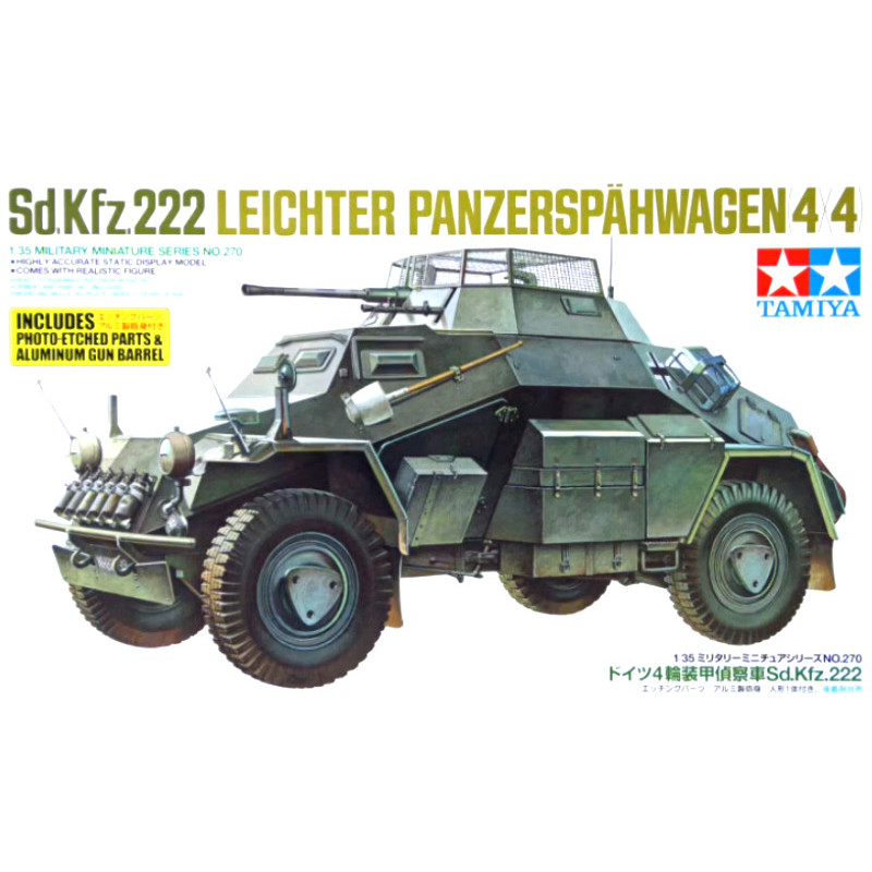Sd.Kfz. 222 Leichter Panzerspähwagen (4x4) - 1/35 - Tamiya 35270
