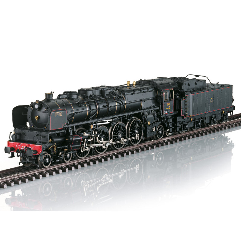Locomotive vapeur 241-004 Est série 13 "Edelweiss" digitale son ép II - HO 1/87 - MARKLIN 39244