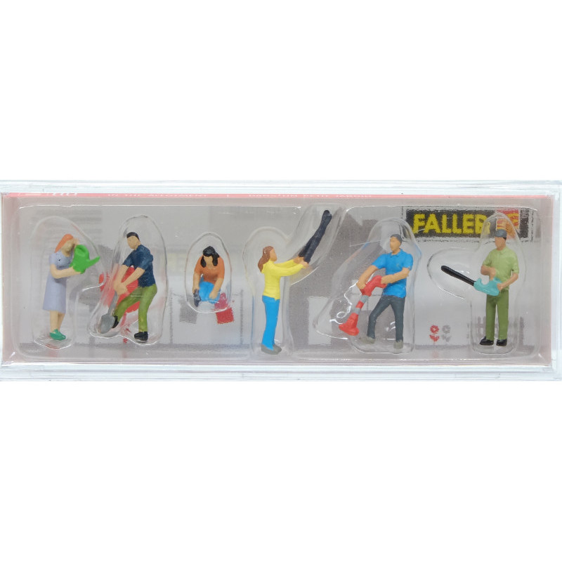 Personnages qui jardinent - HO 1/87 - FALLER 151686