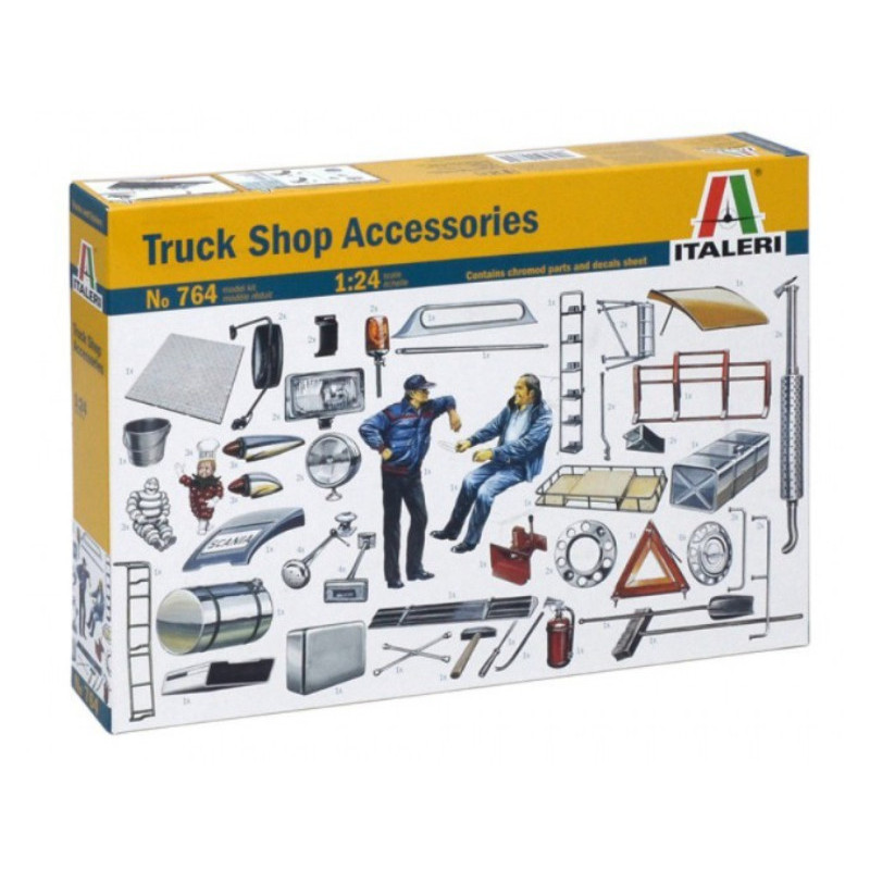 Accessoires pour camion - échelle 1/24 - ITALERI 764