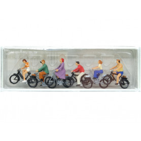 Cyclistes - HO 1/87 - PREISER 10091