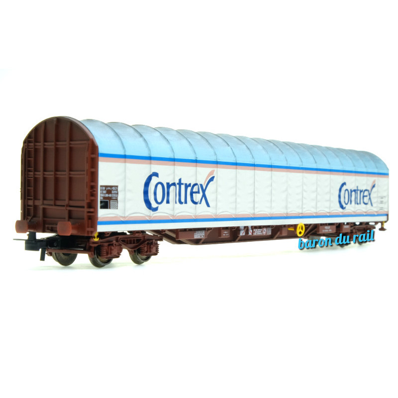 Wagon bâché Rils Contrex, ép. V SNCF - HO 1/87 - JOUEF HJ6275