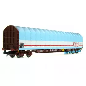 Wagon bâché Rils Vittel, ép. V SNCF - HO 1/87 - JOUEF HJ6274