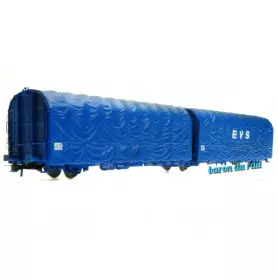 Wagon bâché 3 essieux Lailps EVS, ép. IV SNCF - HO 1/87 - JOUEF HJ6237