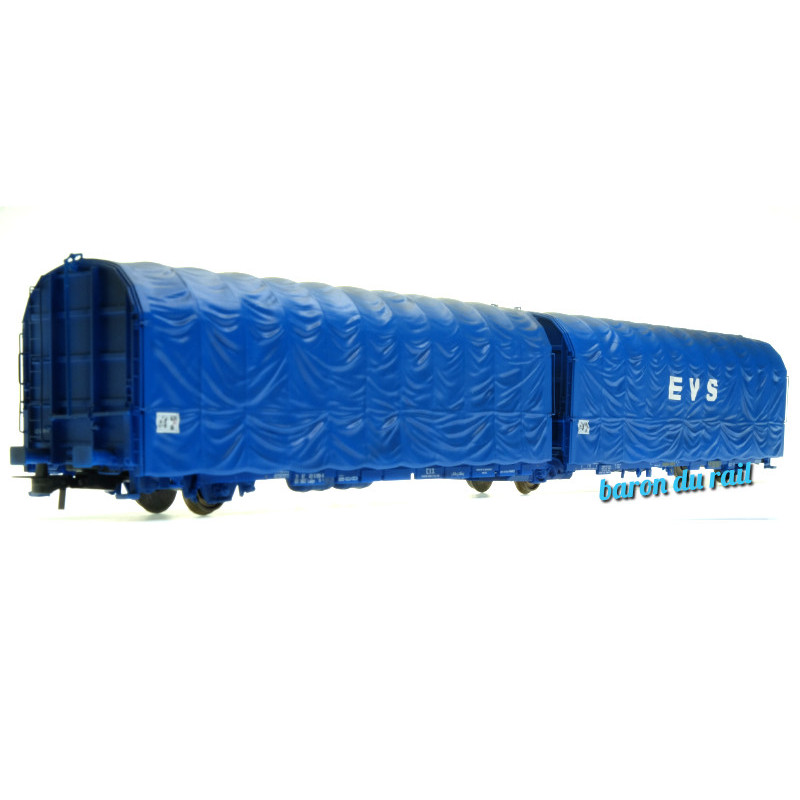 Wagon bâché 3 essieux Lailps EVS, ép. IV SNCF - HO 1/87 - JOUEF HJ6237