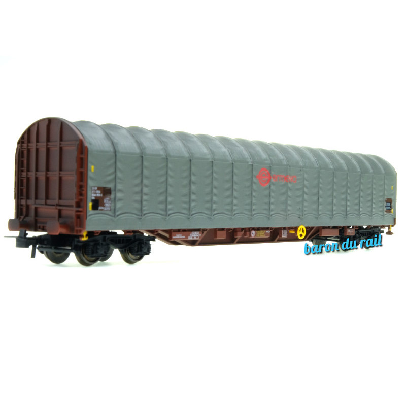 Wagon bâché Rils Ermewa, ép. VI SNCF - HO 1/87 - JOUEF HJ6276