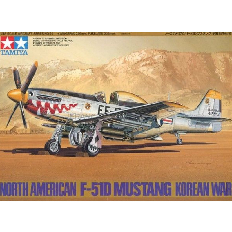 P-51D Mustang Guerre de Corée - 1/48 - Tamiya 61044