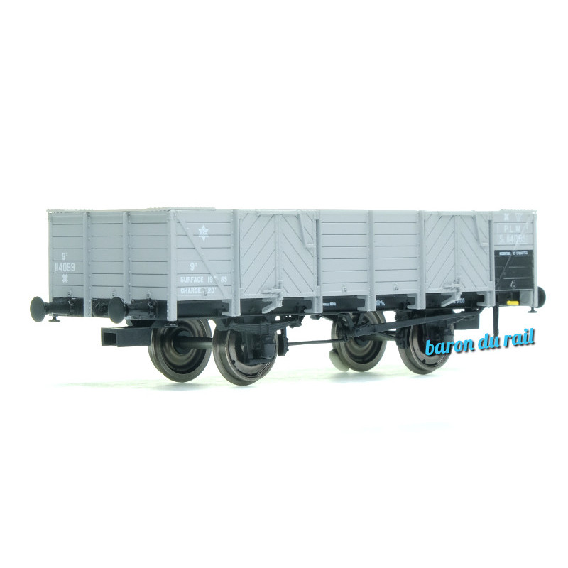 Tombereau PLM gris PLM ép. II - HO 1/87 - REE WB-810