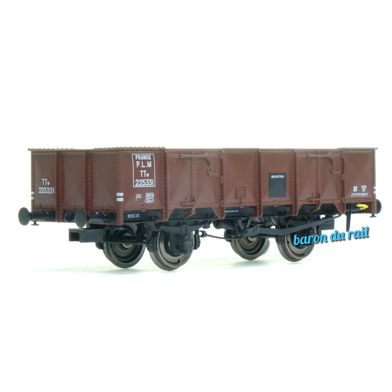 Tombereau PLM rouge sidéros PLM ép. II - HO 1/87 - REE WB-815