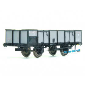 Tombereau PLM tôlé gris PLM ép. II - HO 1/87 - REE WB-816