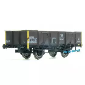 Tombereau ex-PLM tôlé brun SNCF VB ép. IIIb - HO 1/87 - REE WB-823