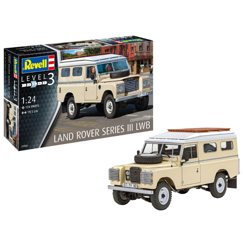 Land Rover Series III LWB 109 kit complet - 1/24 - REVELL 67056