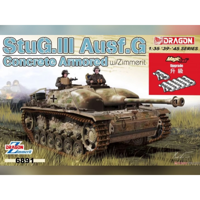 StuG.III Ausf.G Concrete Armored w/Zimmerit - 1/35 - DRAGON 6891