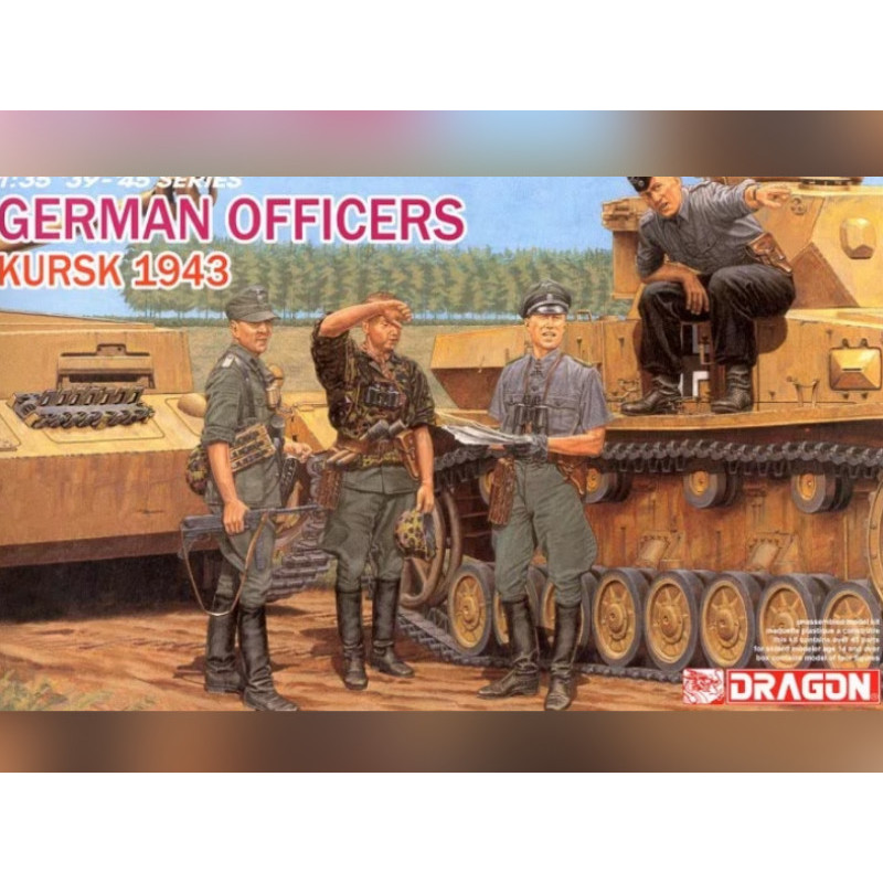 Officiers allemands Koursk 1943 - 1/35 - DRAGON 6456