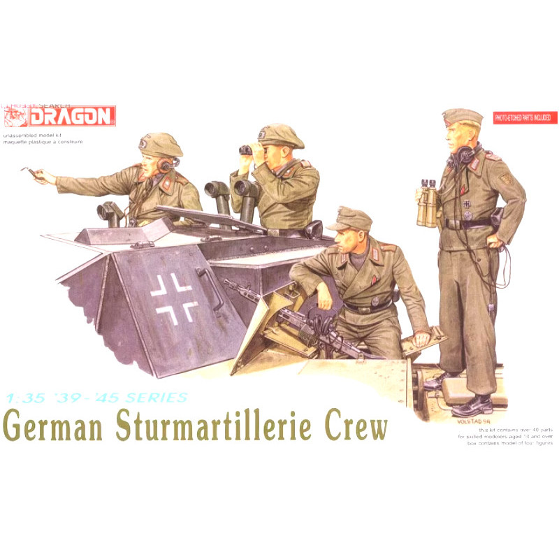 Équipage de la Sturmartillerie allemande - 1/35 - DRAGON 6029