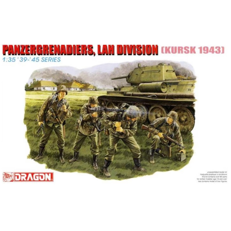 Panzergrenadiers, division LAH (Koursk 1943) - 1/35 - DRAGON 6159