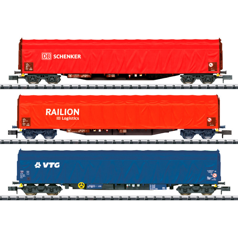 Märklin 47155 Wagon bâche coulissante, Rilns VTG, AAE Cargo, EP VI, H0