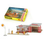Station service SHELL échelle HO 1/87 - Faller 109217