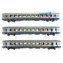 Set 3 voitures Corail TER Rhône-Alpes ép. VI - SNCF - HO 1/87 - LS Models 41202