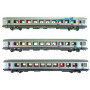 Set 3 voitures Corail TER Rhône-Alpes ép. VI - SNCF - HO 1/87 - LS Models 41202