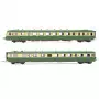 RGP2 X 2717 + REMORQUE XR 7710 SNCF analogique - ép III - HO 1/87 - JOUEF HJ2418