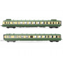 RGP2 X 2712 + REMORQUE XR 7714 SNCF analogique - ép III-IV - HO 1/87 - JOUEF HJ2420