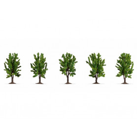 5x arbres feuillus - HO 1/87 - NOCH 25620