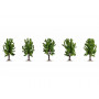 5x arbres feuillus - HO 1/87 - NOCH 25620
