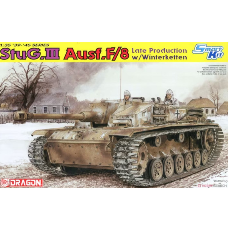 StuG.III Ausf.F/8 Production tardive avec Winterketten - 1/35 - DRAGON 6644