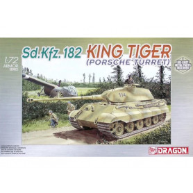 Sd.Kfz. 182 rois tigres (Tourelle Porsche) - échelle 1/72 - DRAGON 7231