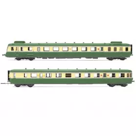 RGP2 X 2719 + remorque XRAB 7708 SNCF analogique - ép IV - HO 1/87 - JOUEF HJ2429