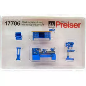 Equipement d'atelier - HO 1/87 - PREISER 17706