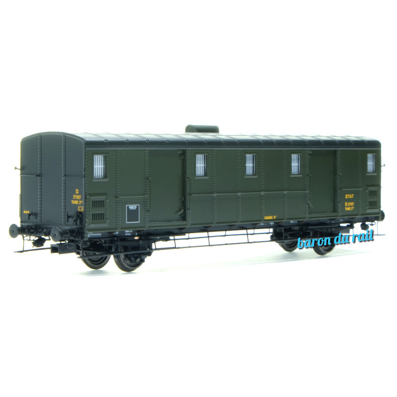 Fourgon Ocem 30 Etat ép. II avec porte motorisée - HO 1/87 - REE VB-110S