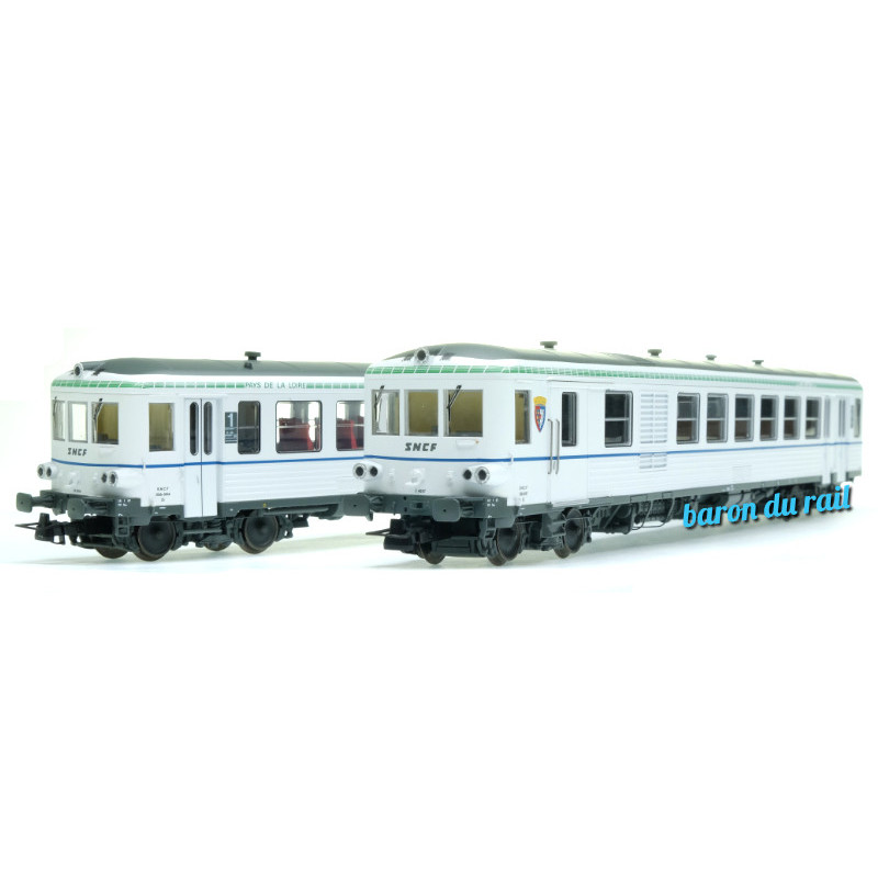 Autorail EAD X 4697 + XR 8694 Pays de la Loire - ép V - HO 1/87 - JOUEF HJ2613