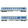 Autorail EAD XBD 4717 + XRABx 8714 - ép IV-V - HO 1/87 - JOUEF HJ2615