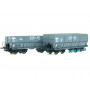 2x Tombereaux DMH DM SIDELOR ép. III - SNCF - HO 1/87 - LS Models 31101