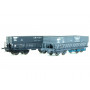 2x Tombereaux DM USINOR-MAXEVILLE ép. III - SNCF - HO 1/87 - LS Models 31106