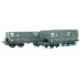 2x Tombereaux DMH DM U.C.P.M.I ép. V - SNCF - HO 1/87 - LS Models 31107
