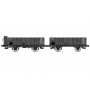 2x Tombereau 19, TTwf 362459 et TTwf 362459 AL Ep.II - HO 1/87 - REE WB-828