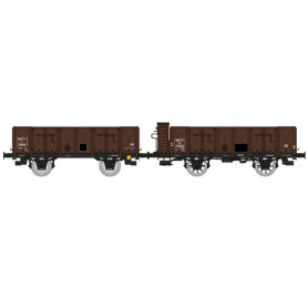 2x Tombereau T7 42618 et Twf 769092 SNCF Ep.IIIa - HO 1/87 - REE WB-832