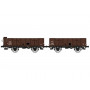 2x Tombereau Twf 773429 et Tw 743627 SNCF Ep.IIIb - HO 1/87 - REE WB-836