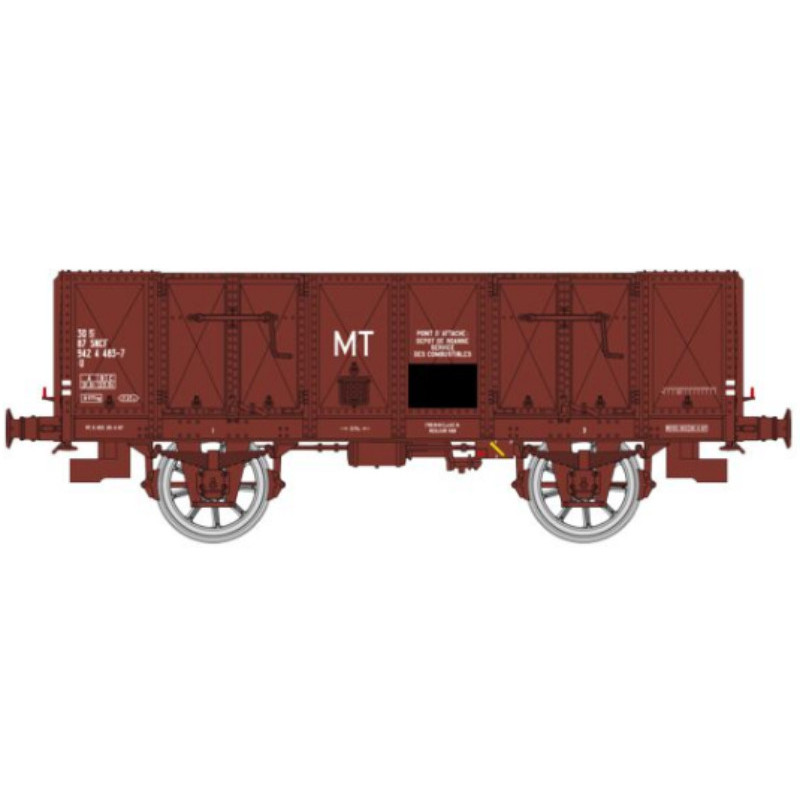 Tombereau OCEM 19 N° 30 87 942 4 483-7 SNCF MT Ep.IV - HO 1/87 - REE WB-838