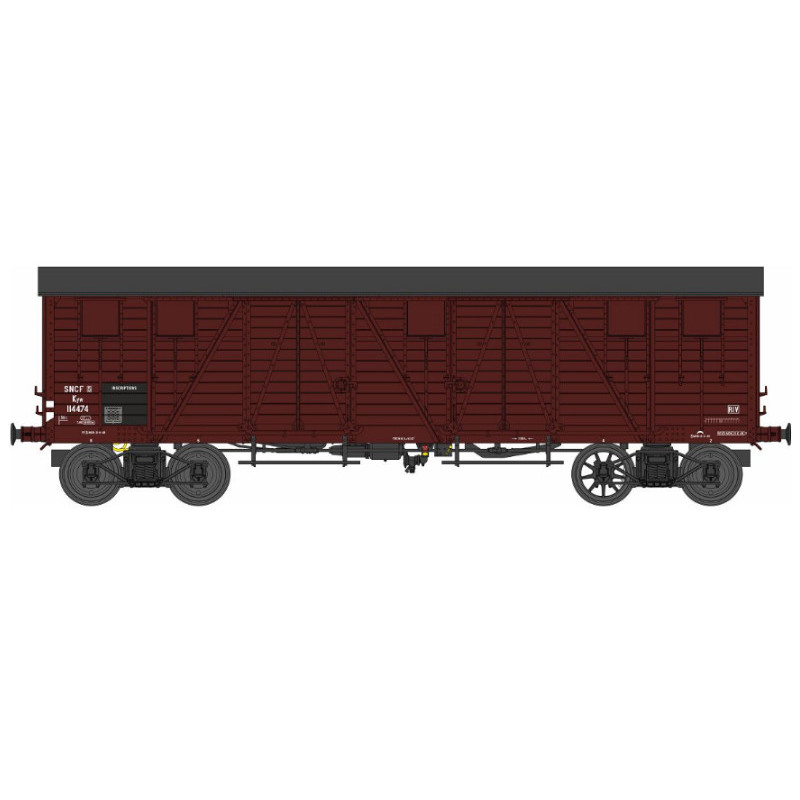 Wagon TP couvert 4 portes SNCF Ep.IIIa - HO 1/87 - REE WB-777