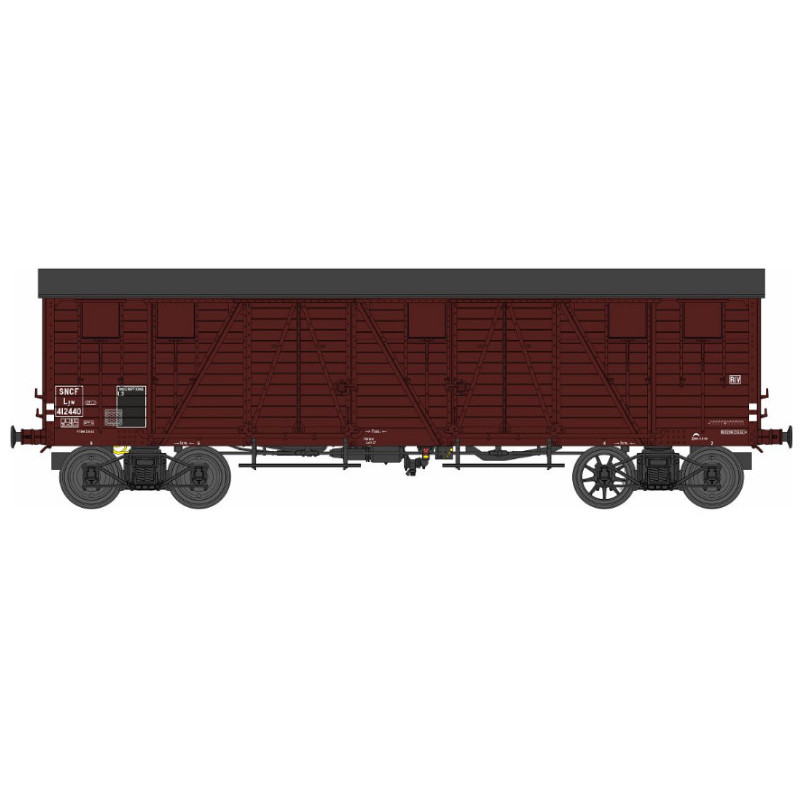 Wagon TP couvert 4 portes SNCF Ep.IIIb - HO 1/87 - REE WB-778