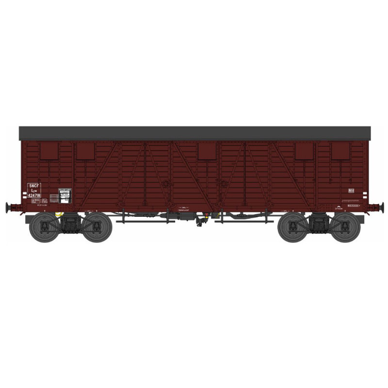 Wagon TP couvert 4 portes SNCF Ep.IIIb - HO 1/87 - REE WB-780